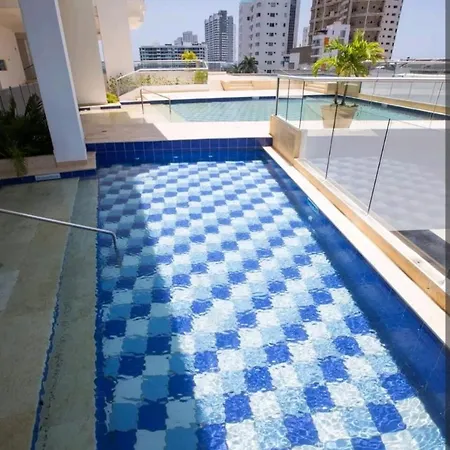 Apartamento Vista Al Mar, Gym, Piscina, Playa, Piso 14 Cartagena